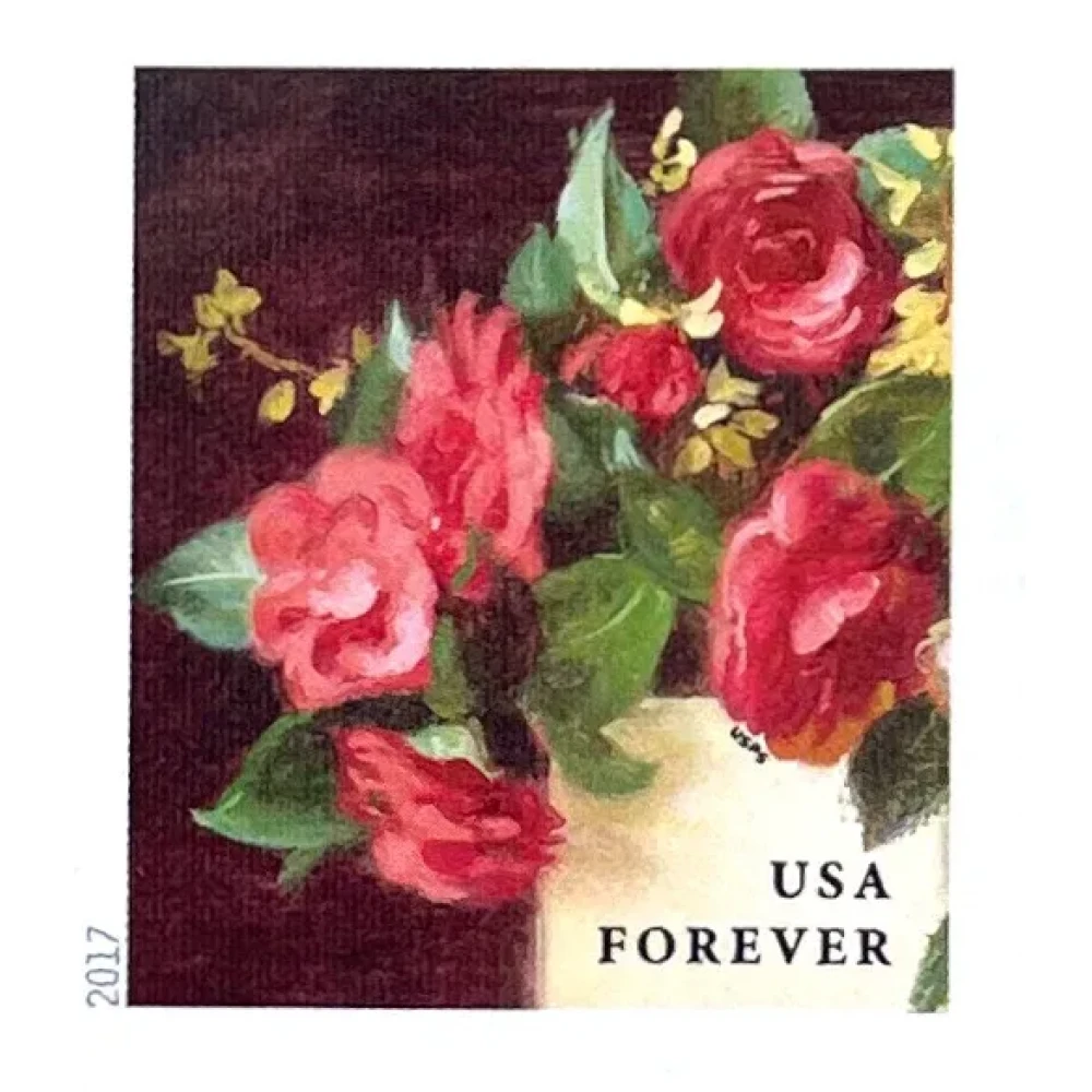 (2017) USPS Flowers from The Garden Forever Stamps